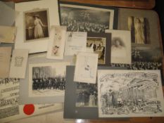 PHOTOGRAPHS, coll'n of mostly early 19th c. portraits, group shots, etc. Provenance: Contemp.