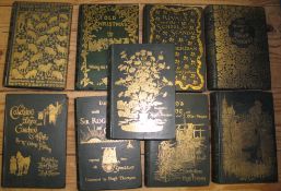 [DECORATIVE CLOTH] 9 books, various authors and illustrators incl. Hugh Thomson, E. J. Sullivan &