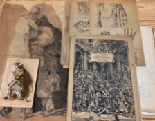 ANATOMY, coll'n of drawings & prints (Q).