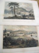 [DEVON] 3 x hand-col'd prints of Torquay and 1 of Babbacombe (4).