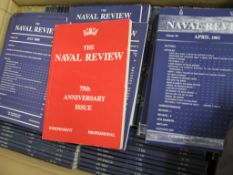 NAVAL REVIEW (The), vols 64-90 (part 2), Jan. 1976 to April 2002, a run (Q).