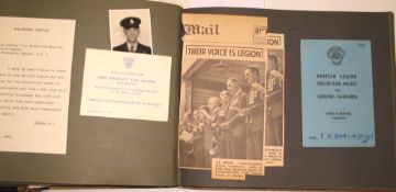 MALTA, GIBRALTAR, CZECHOSLOVAKIA 1939 PLEBISCITE, etc. 2 scrap albums (2).