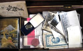 CHINA, HONG KONG. Concertina lacquer album of photos of Wei Hei Wei and Hong Kong, circa 1900,