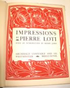 JAMES (Henry) Impressions by Pierre Loti, sm. 4to, clo., 1st Edn., L., 1897.
