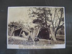 ABORIGINES, albumen photograph of Queen Mary and King Billy (from Kruger's Victorian Scenery,