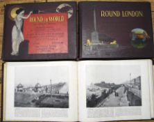[ROUND LONDON] An album of pictures from photographs, pub. Geo. Newnes, 1897; together with Round