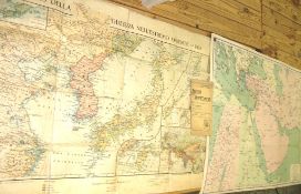 [ASIA MAPS] 3, various, folding, early 20th c. (3).