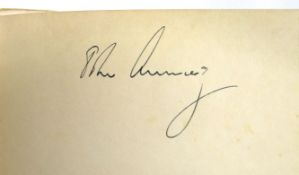 [SIGNED?] KENNEDY (John F.) Profiles in Courage, 8vo, clo., d.w. (chipped & worn), 1st Edn., 