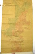 [HAMPSHIRE MAPS] A manuscript estate map (East Titherley 36 x 16 inches) and two printed related