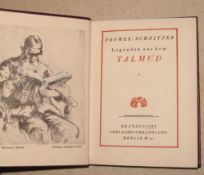 [TALMUD / FOLKLORE] FROMER (Jakob) & SCNITZER ((Manuel) Legenden aus dem Talmud, sm. 8vo, half-title