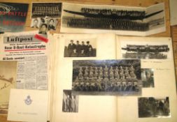[R.A.F.] small WWII era incl. photograph album, 1942-1945, South Africa and elsewhere; propaganda
