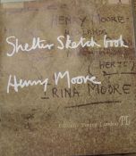 [SHELTER SKETCH BOOK] (by Henry Moore), facsimile signature, ex lib. Leicester City libraries.