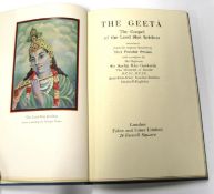 KRISHNA (the Lord Shri) The Geeta, 8vo, 370 of 750 copies, signed by the translator (Purohit Swami),