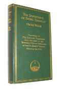 WILDE (Oscar) The Importance of Being Earnest Presented by Mr. George Alexander, sm. 8vo, limited to