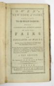 [FAIRS] Owen's New Book of Fairs, Published by the King's Authority being a Complete and Authentic