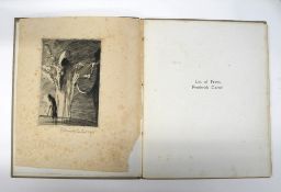 CARTER (Frederick) 'A List of Prints With notes by Frederick Carter 1916', 8vo, wear to spine