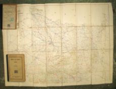 MAP, INDIA, folding map of Bihar & Orissa with handbook, Indian imprint, 1930s, 2 vols.