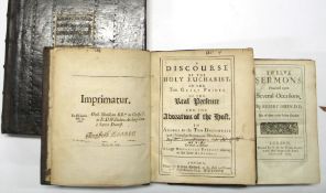 [THEOLOGY etc.] SOUTH (Robert) Twelve Sermons, 8vo, calf (rebacked), L., 1692; Certain Sermons or