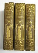 LANE (E. W.) The Arabian Nights' Entertainment, 3 vols, 8vo, text illus., by William Harvey, gilt