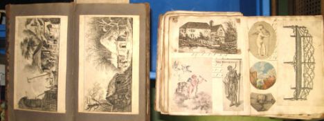 SCRAPBOOKS, 6, various, diverse contents (6).