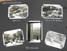 PHOTOGRAPHY, two snapshot photograph albums of Palestine & Egypt, circa 1940s.