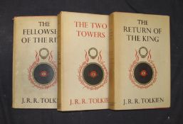 TOLKEIN (J. R. R.) Fellowship of the Ring / Two Towers / Return of the King, 3 vols in d.w.'s,