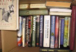 SIGNED COPIES, misc. fiction, autobiography etc., all signed (1 box).