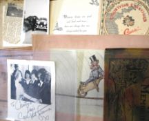 MISCELLANEOUS EPHEMERA, including items relating to a Mr Hutchinson of Lancing, Sussex, which