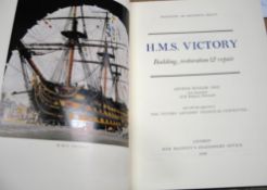 [NAVY] BUGLER (A.) H.M.S.Victory, Building, restoration and repair, 2 vols., (text & clamshell box