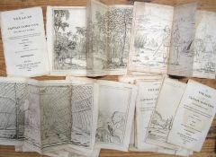 [COOK'S VOYAGES] disbound coll'n of small format folding plates publ. by Phillips, L., 1809 (Q).