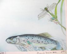 [ORIGINAL ILLUSTRATIONS] KINCAID (Eric) artist, approx. 18 sheets or original watercolour, poster