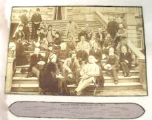 SCOTLAND, albumen photograph of William Gladstone, Earl of Elgin, Lord Young, Earl of Aberdeen,