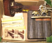 PHOTOGRAPHY, MIDDLE EAST, box of stereoviews of Palestine etc with wooden viewer.