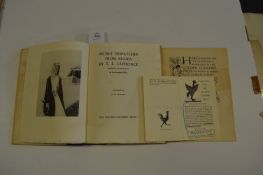 [GOLDEN COCKEREL PRESS] LAWRENCE (T. E.) Secret Despatches, 4to, 544/1000 copies, quarter black mor