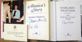 [SIGNED VOLUMES] 'The Downing Street Years' and 'Statecraft', both signed by Margaret Thatcher; 'The