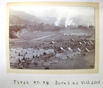 N.W. FRONTIER, PAKISTAN INDIA, military photograph album of 48 views of Cherat, Peshawar Nowshera,