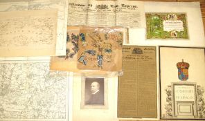 ephemera, maps, etc., 19th & 20th c. (Q).
