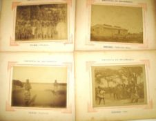 PHOTOGRAPHY, MOZAMBIQUE, group of 4 albumen photographs, circa 1880s. (4)