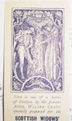 [WALTER CRANE / SCOTTISH WIDOWS] a coll'n of bookmarkers, 2 issues of 
