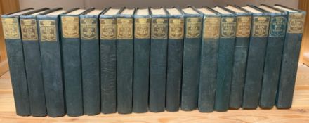 [BYRON, etc.] MOORE (Thomas) editor: The Works of Lord Byron, 17 vols, sm. 8vo, cloth (some hinge