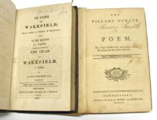 [AMERICAN IMPRINTS /BINDINGS / CRICKET, etc.] GOLDSMITH (Oliver) Le Cur de Wakefield, Roman