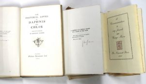 MOORE (George) A Communication to My Friends, 8vo, 143/1000 copies, quarter morocco, Nonesuch Press,