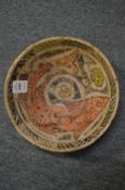 An early Islamic pottery bowl.