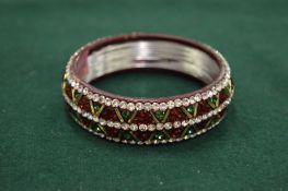 Decorative bangle.