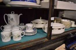 A Susie Cooper coffee service and quantity of Coalport St. Malo dinnerware.