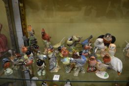 Beswick and other model birds.