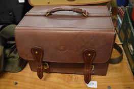 A Melvill and Moon leather holdall.