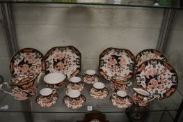 A quantity of Crown Derby imari decorated china.