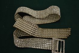 A diamante belt.