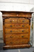 A good large Victorian mahogany chest of drawers.